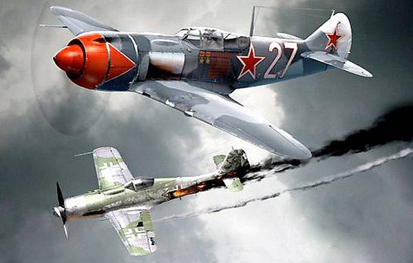 Самолёт-боец Ла-5 конструкции С.А. Лавочкина. Рис. из интернета.