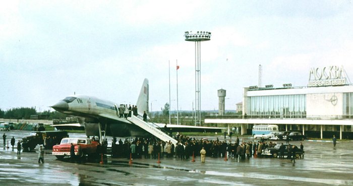 22 мая 1969 г.. Презентация Ту-144 в Шереметьево.